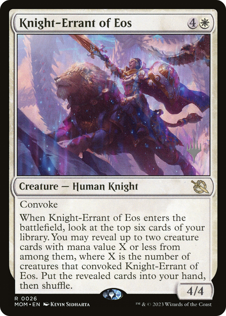 Knight-Errant of Eos (26p) Foil - March of the Machine Promos