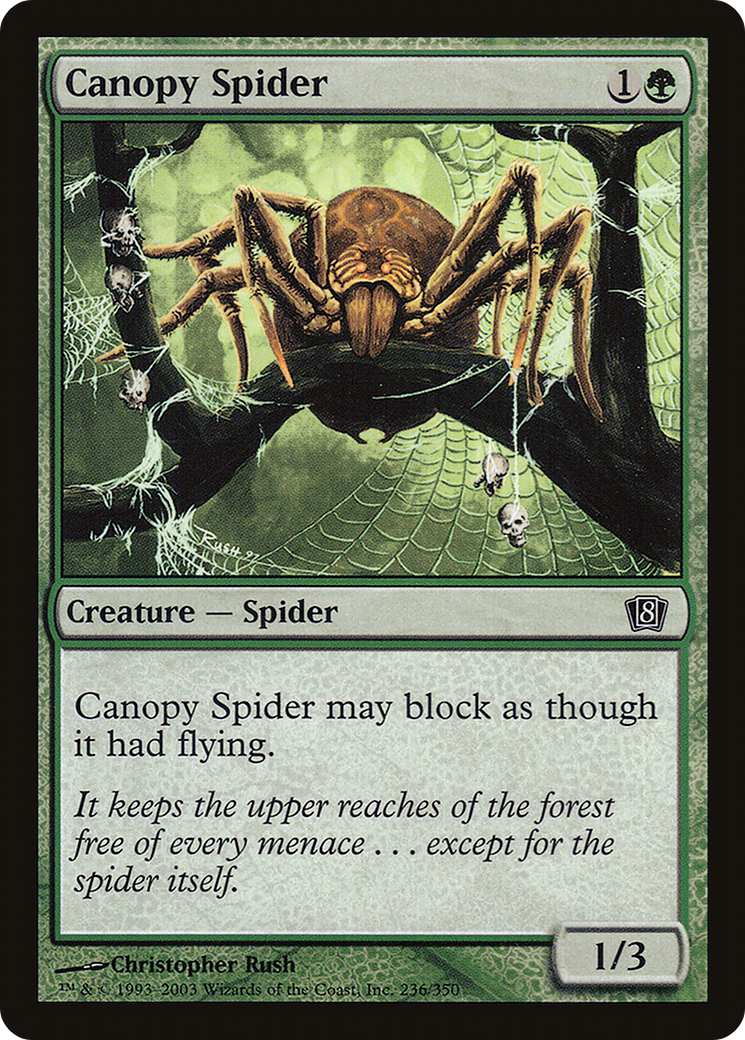 Canopy Spider (236★) Foil - Eighth Edition