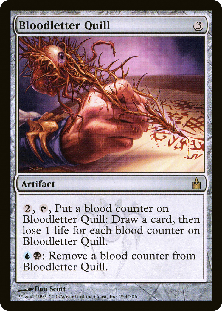 Bloodletter Quill (254) Foil - Ravnica: City of Guilds