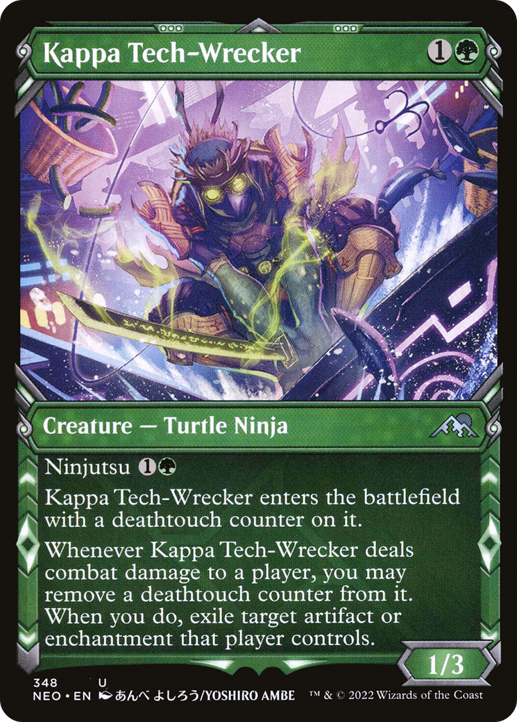 Kappa Tech-Wrecker (Showcase) (348) - Kamigawa: Neon Dynasty