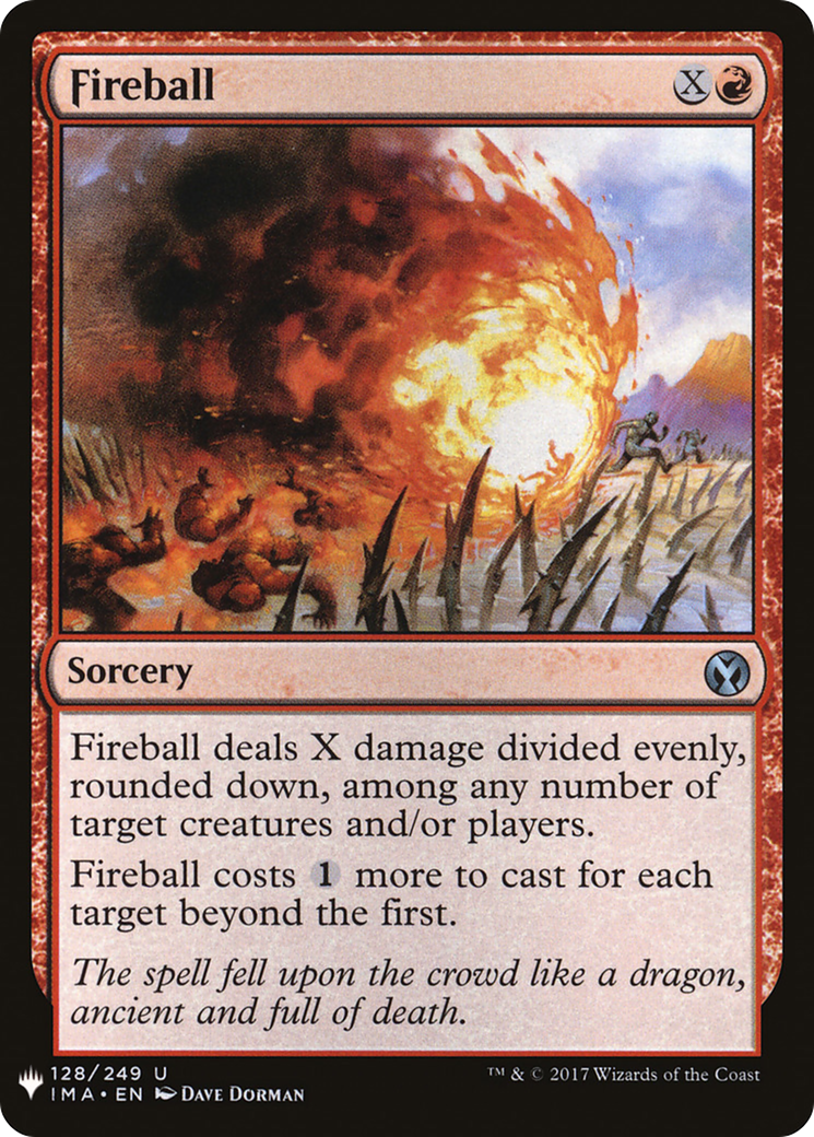Fireball (IMA-128) - The List