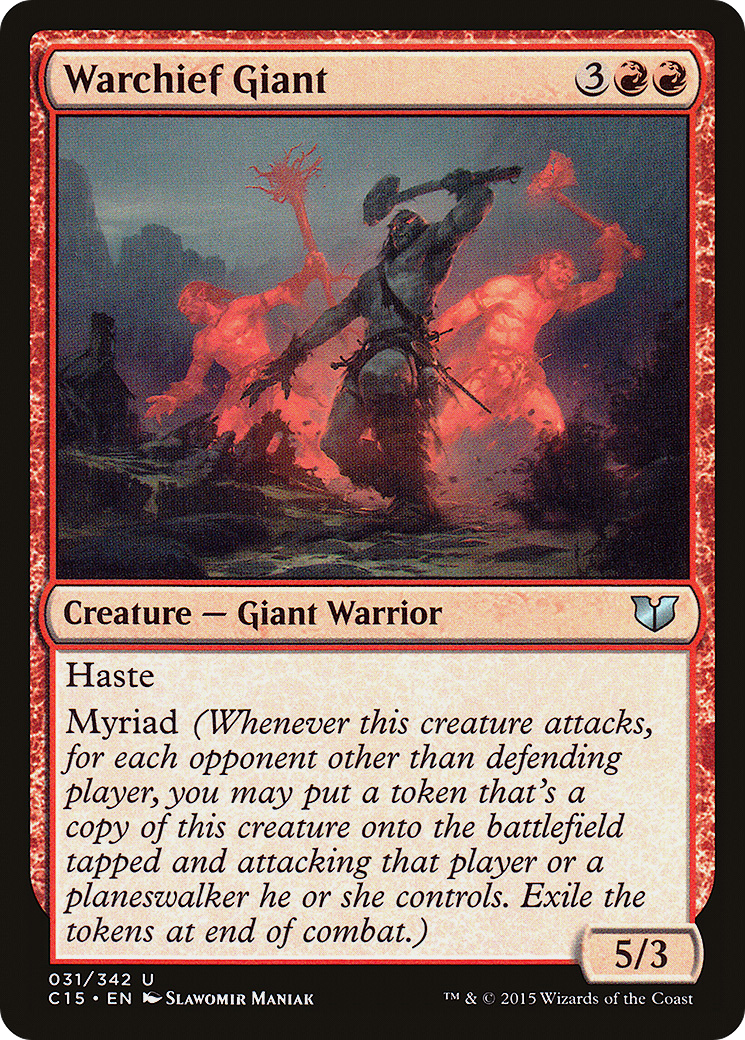 Warchief Giant (031) - Commander 2015