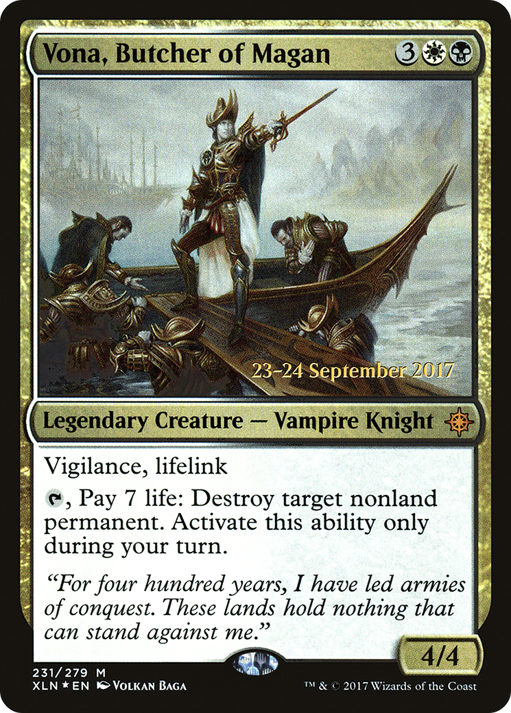 Vona, Butcher of Magan (231) Foil - Ixalan Promos