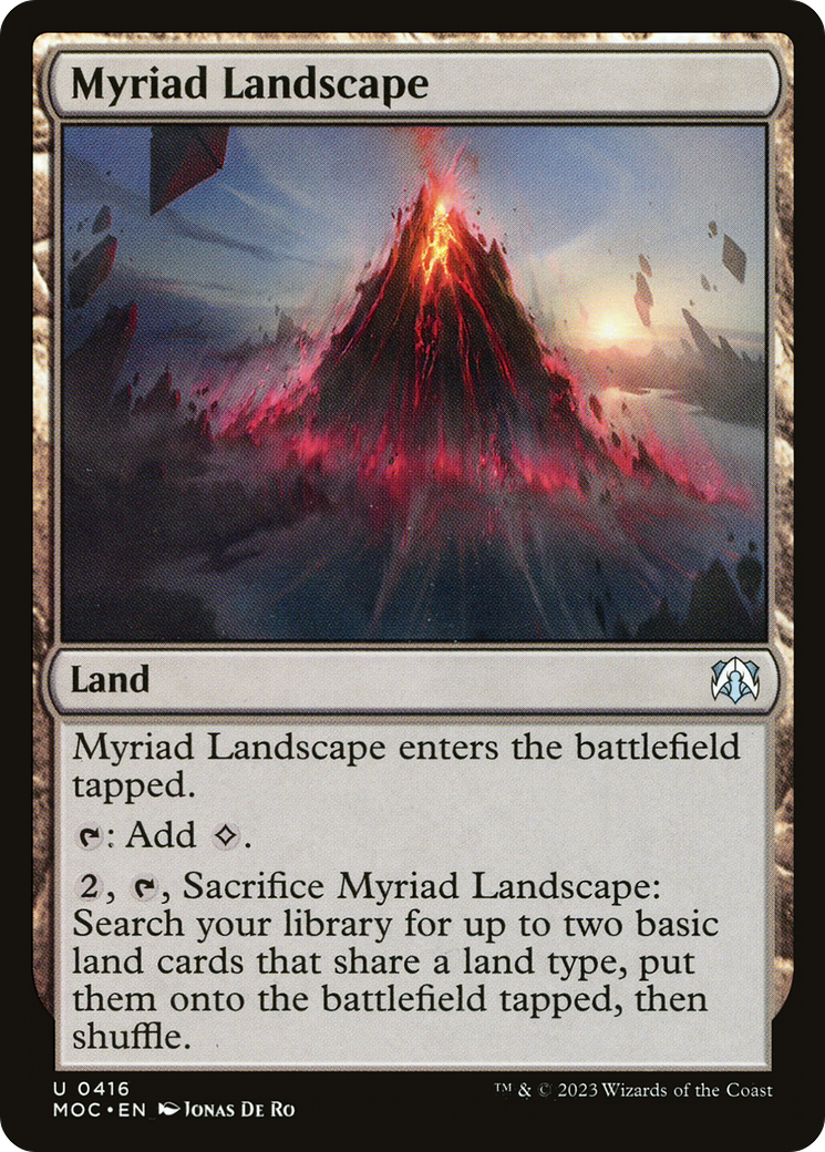 Myriad Landscape (416) - March of the Machine Commander