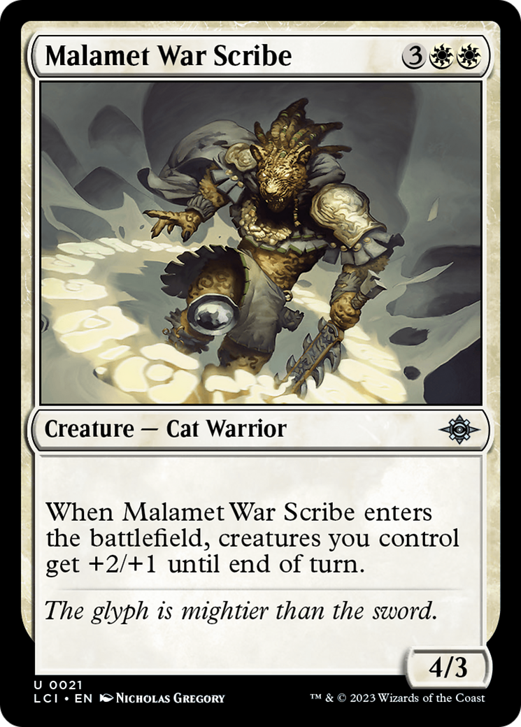 Malamet War Scribe (021) Foil - The Lost Caverns of Ixalan