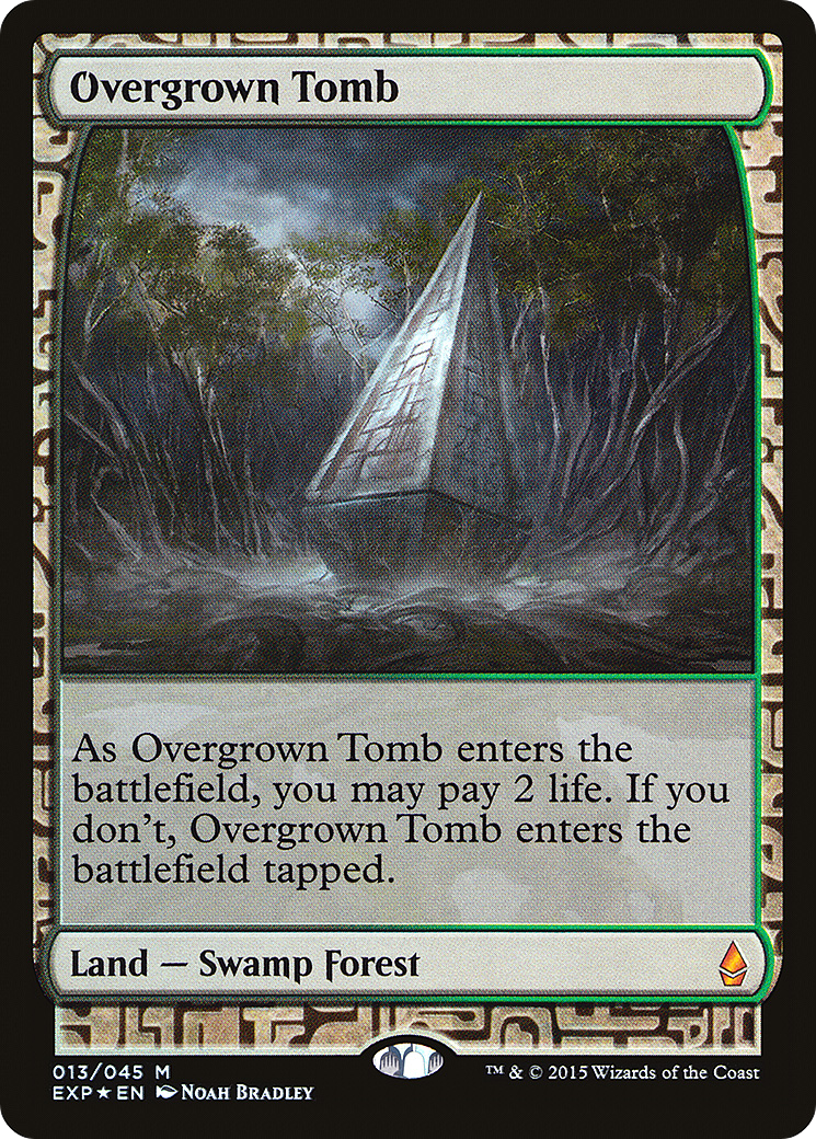 Overgrown Tomb (013) Foil - Zendikar Expeditions
