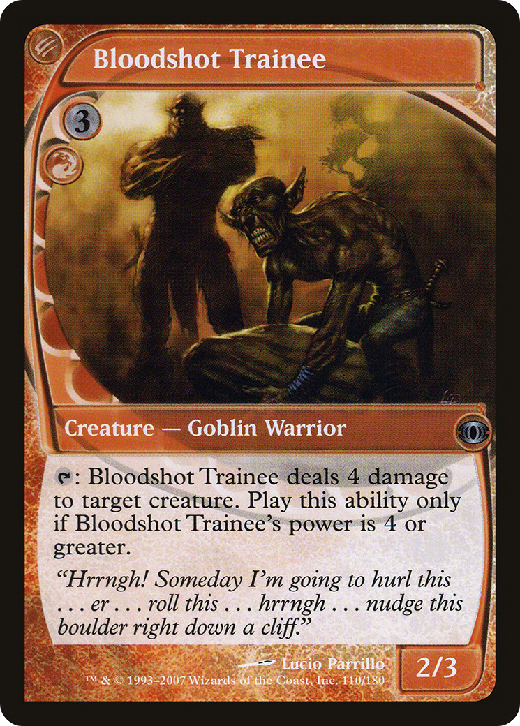 Bloodshot Trainee (110) Foil - Future Sight