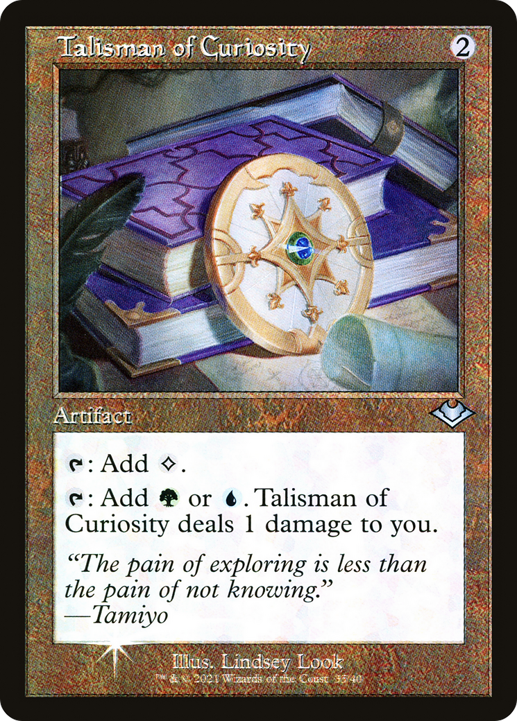 Talisman of Curiosity (Retro) (035) Foil - Modern Horizons 1 Timeshifts