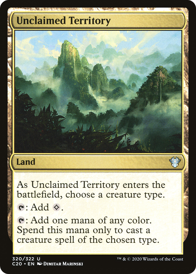 Unclaimed Territory (320) - Commander 2020