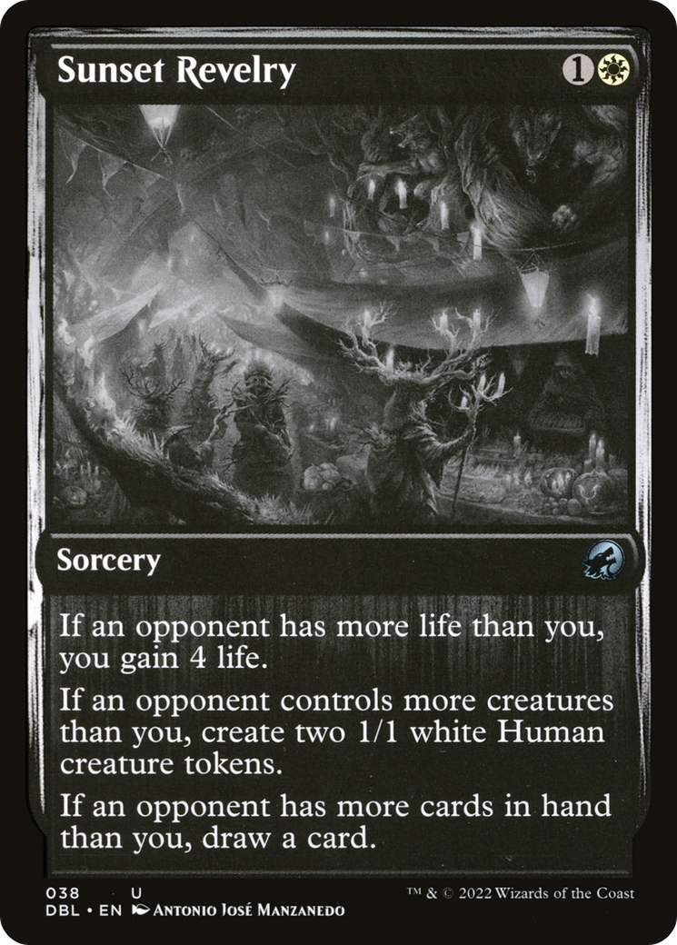 Sunset Revelry (038) Foil - Innistrad: Double Feature