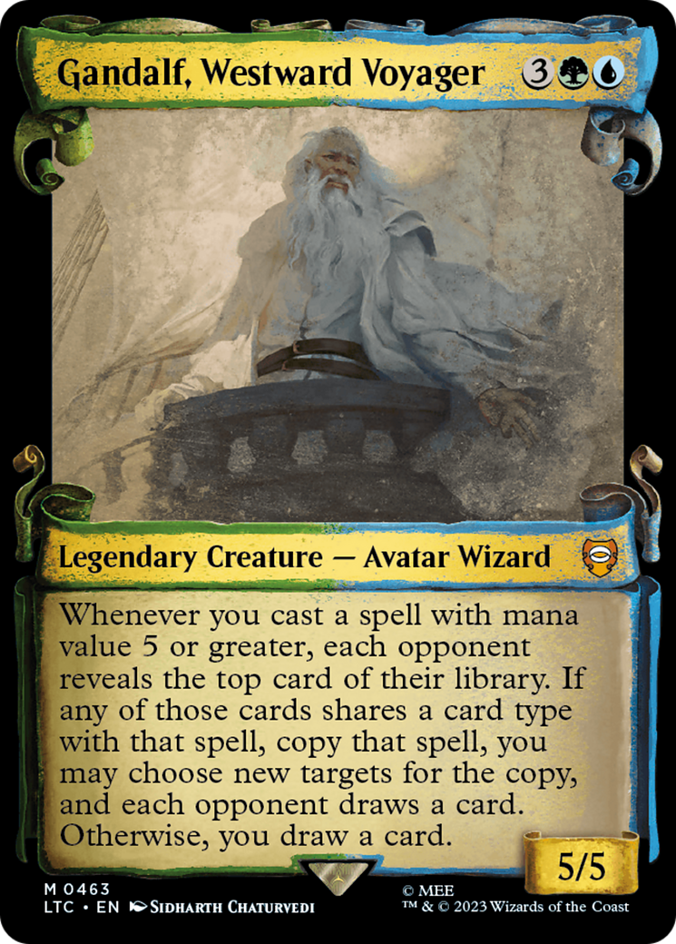 Gandalf, Westward Voyager (Showcase) (463) - Tales of Middle-earth Commander