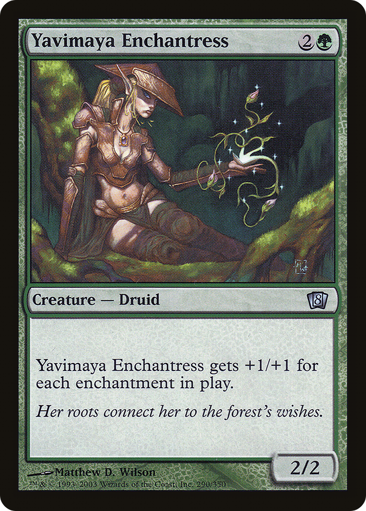 Yavimaya Enchantress (290) Foil - Eighth Edition