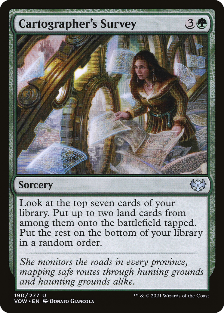 Cartographer's Survey (190) Foil - Innistrad: Crimson Vow