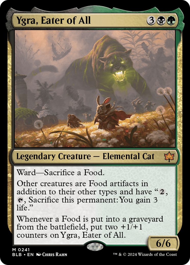 Ygra, Eater of All (241) Foil - Bloomburrow