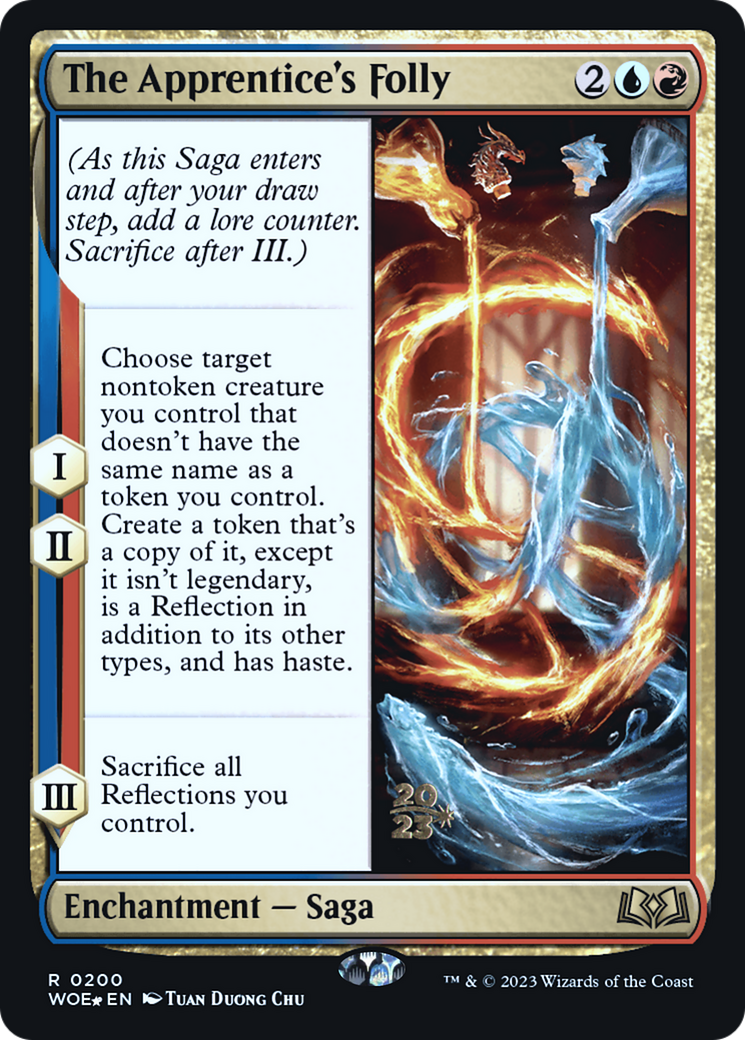 The Apprentice's Folly (200) Foil - Wilds of Eldraine Promos
