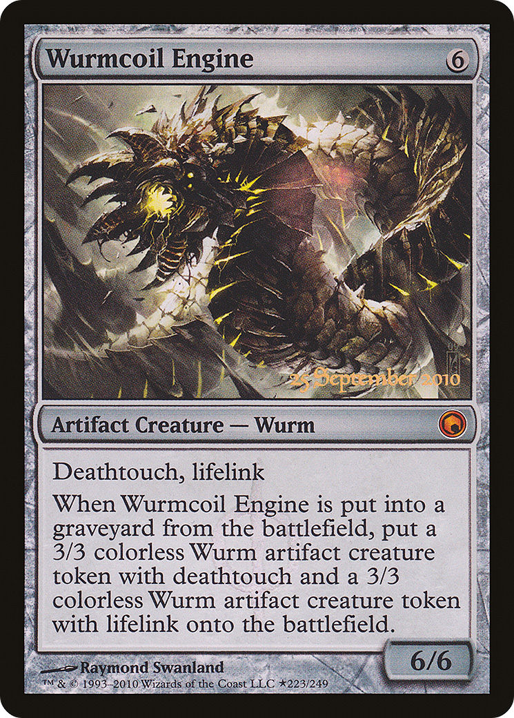 Wurmcoil Engine (223) Foil - Scars of Mirrodin Promos
