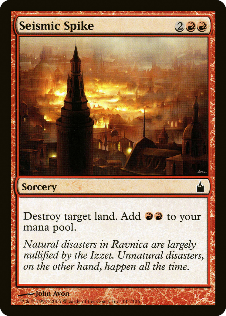 Seismic Spike (141) - Ravnica: City of Guilds
