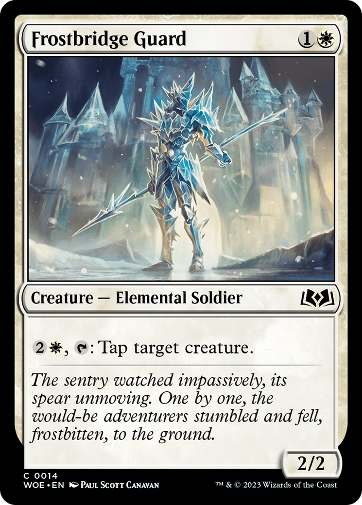 Frostbridge Guard (014) Foil - Wilds of Eldraine