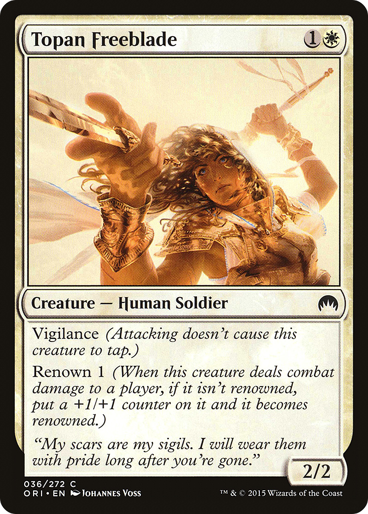 Topan Freeblade (036) Foil - Magic Origins