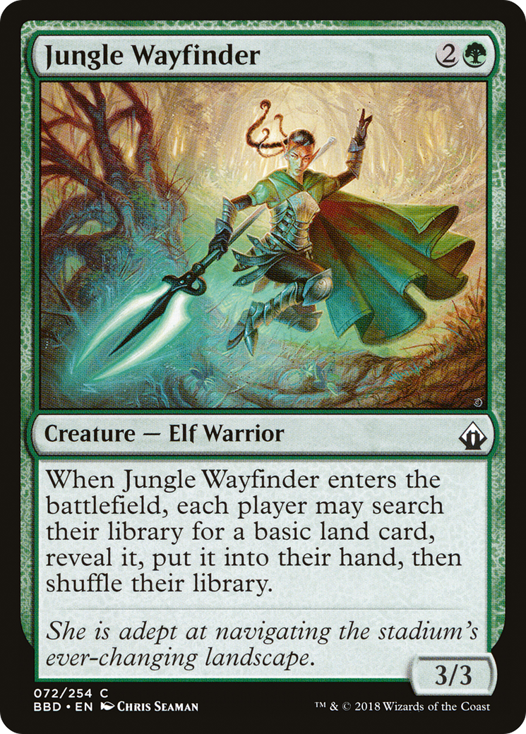 Jungle Wayfinder (072) Foil - Battlebond