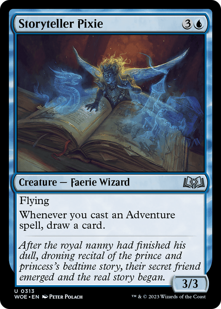 Storyteller Pixie (313) Foil - Wilds of Eldraine