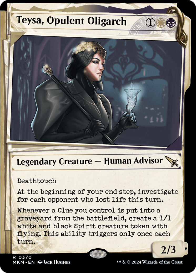 Teysa, Opulent Oligarch (Showcase) (370) Foil - Murders at Karlov Manor