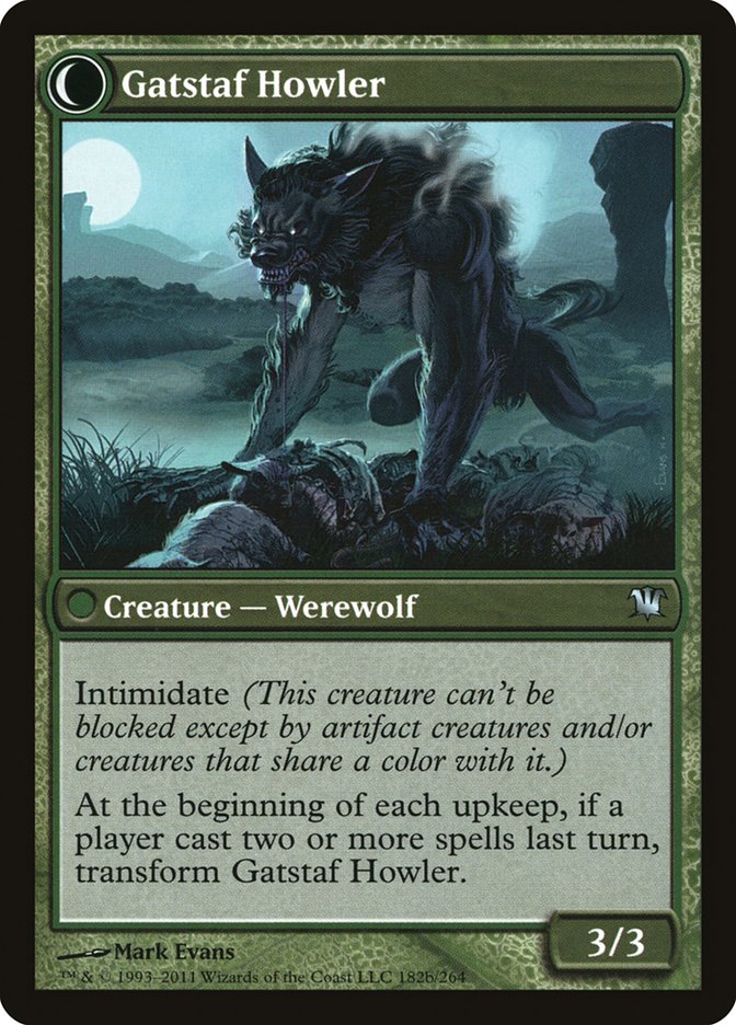 Gatstaf Shepherd // Gatstaf Howler (182) Foil - Innistrad