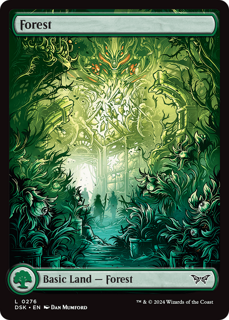Forest – Full Art (276) Foil - Duskmourn: House of Horror