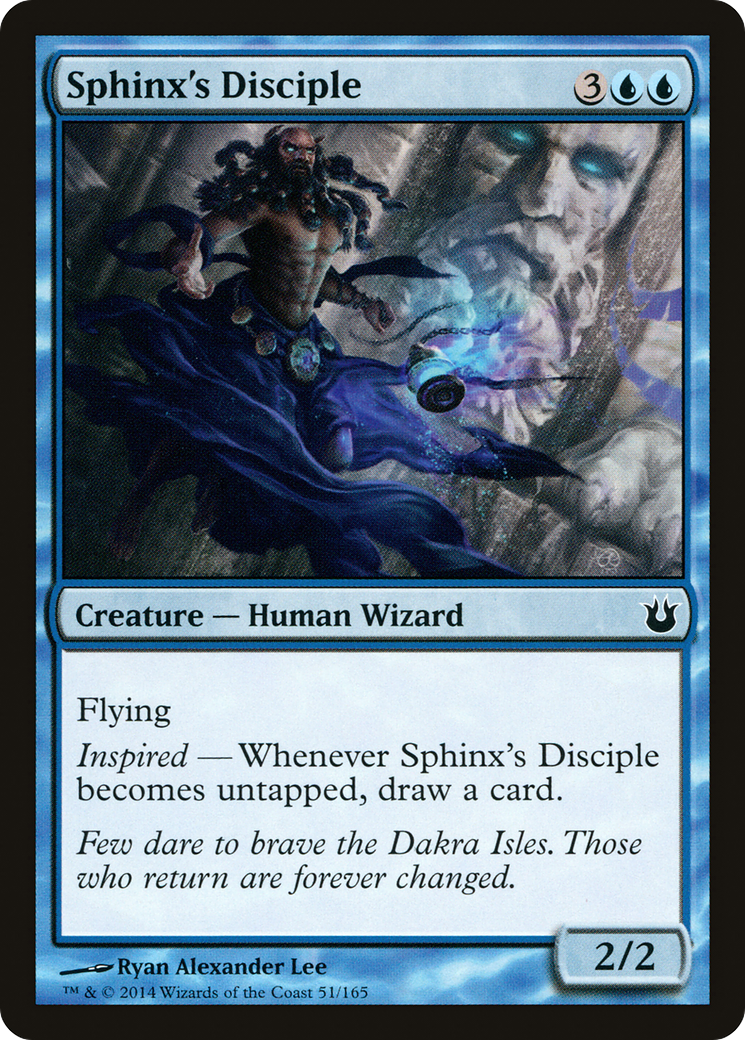 Sphinx's Disciple (051) Foil - Born of the Gods
