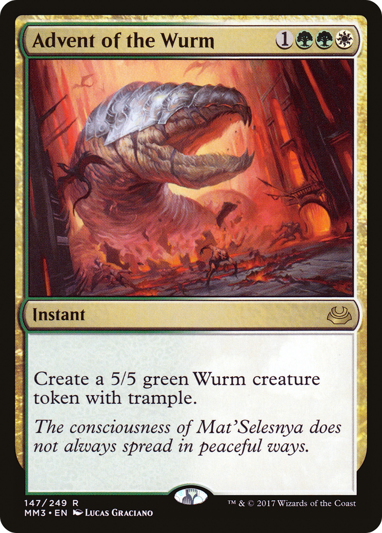 Advent of the Wurm (147) Foil - Modern Masters 2017