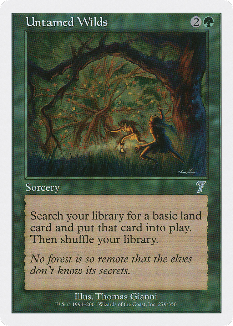 Untamed Wilds (279) Foil - Seventh Edition