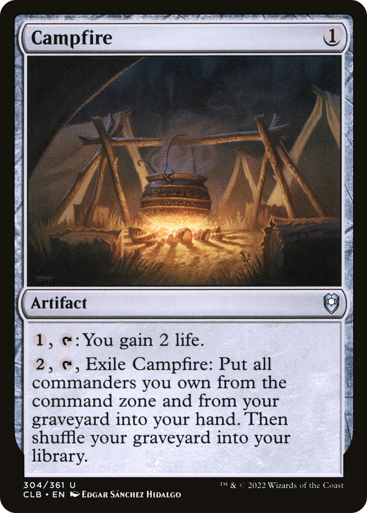 Campfire (304) Foil - Commander Legends: Battle for Baldur's Gate