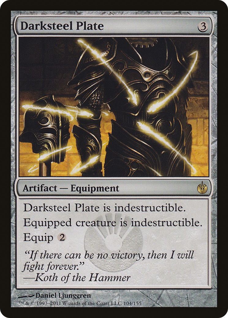 Darksteel Plate (104) - Mirrodin Besieged