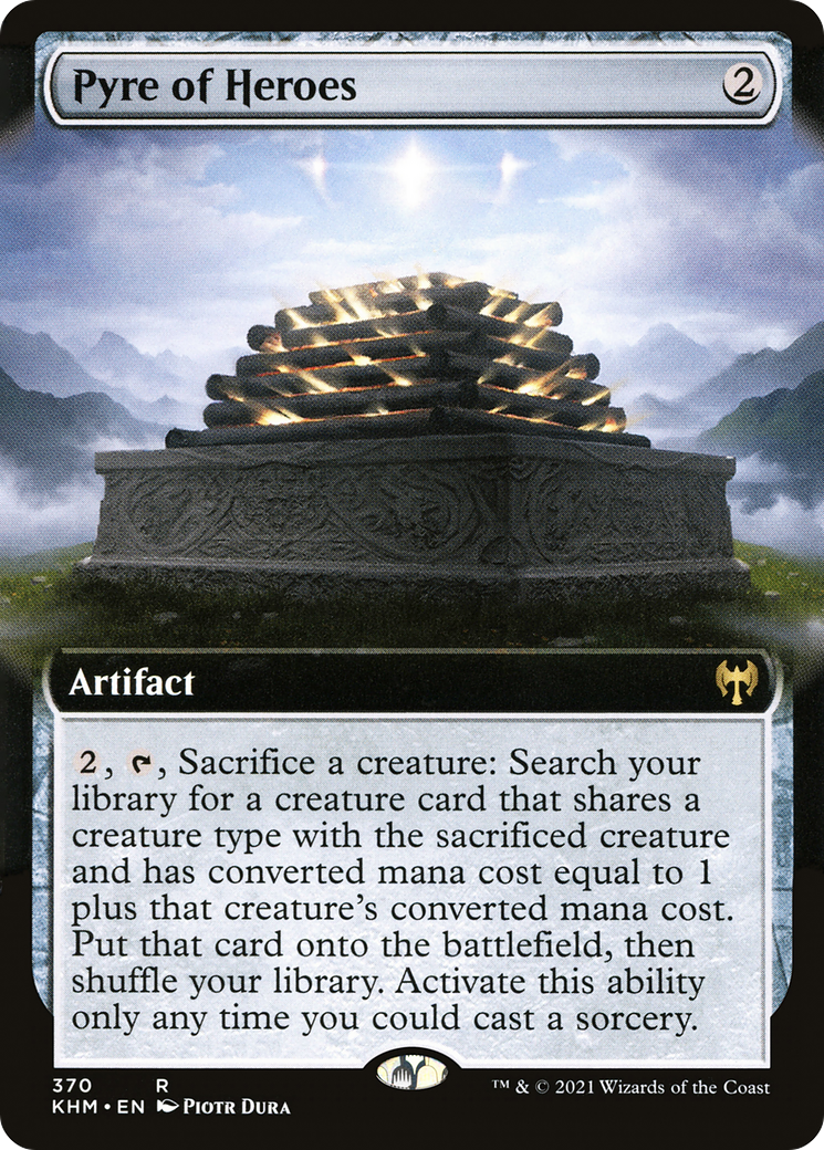 Pyre of Heroes (Extended Art) (370) Foil - Kaldheim