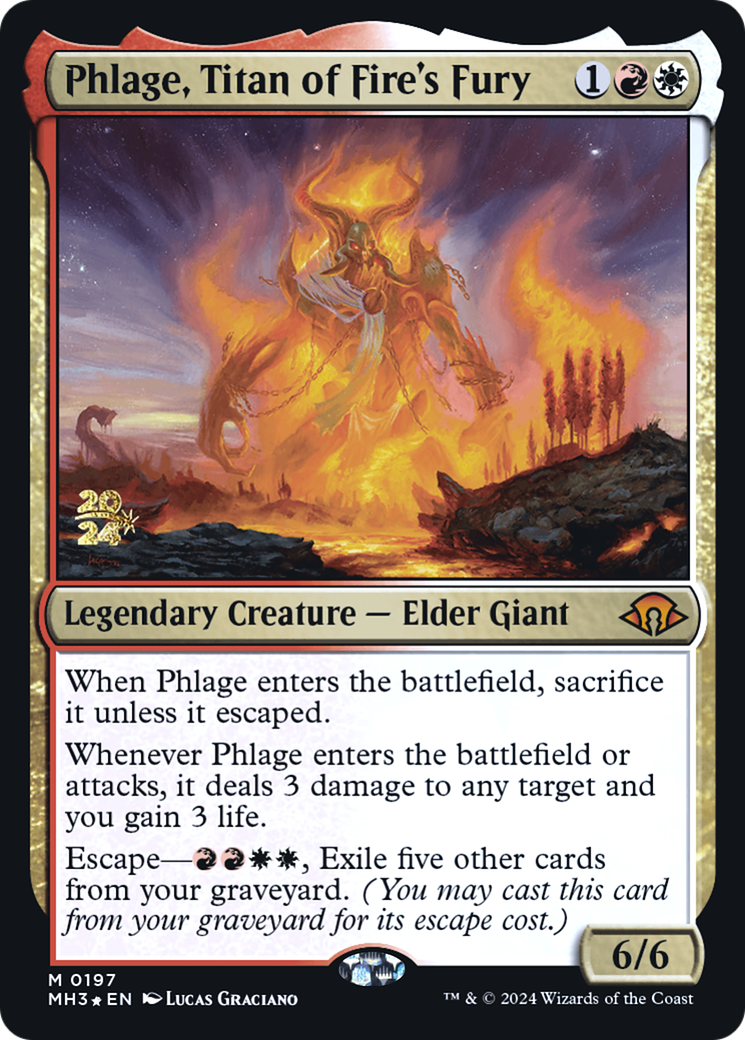 Phlage, Titan of Fire's Fury (197) Foil - Modern Horizons 3 Promos
