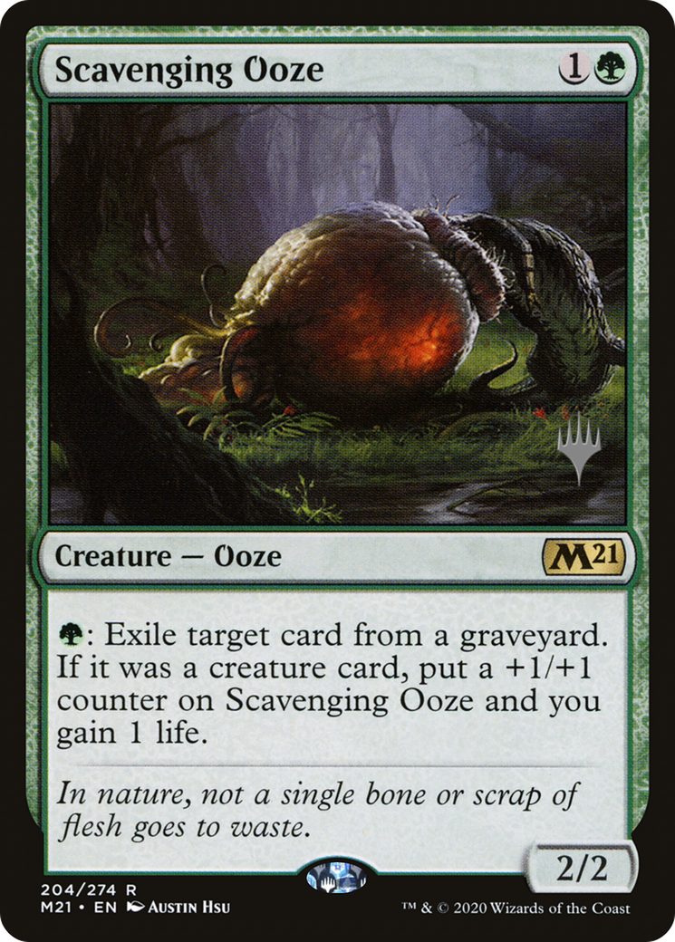 Scavenging Ooze (204) Foil - Core Set 2021 Promos