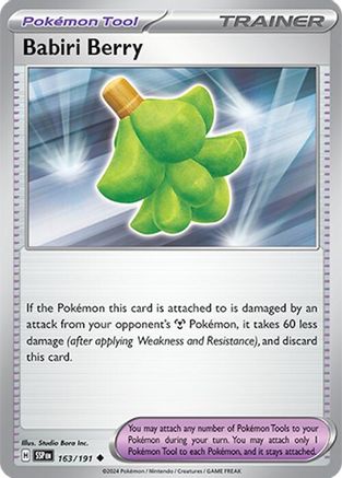 Babiri Berry (163) Reverse Holofoil - Surging Sparks