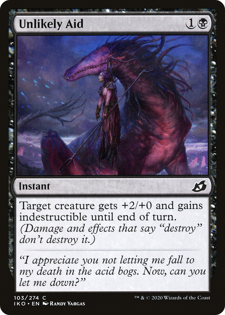 Unlikely Aid (103) Foil - Ikoria: Lair of Behemoths