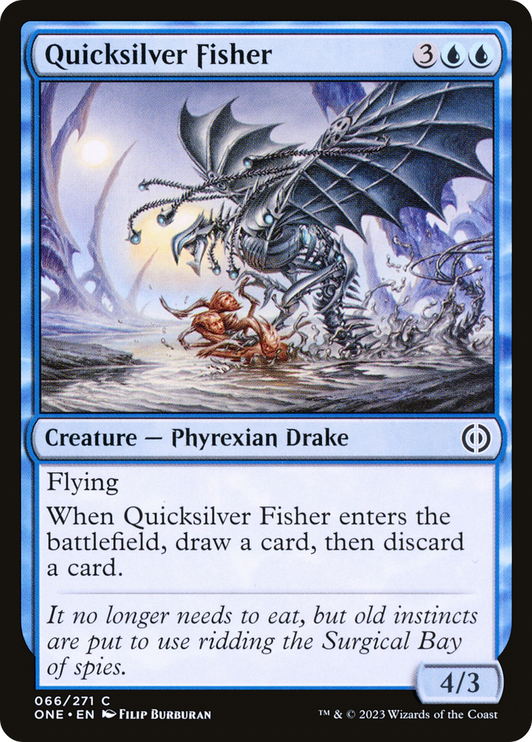 Quicksilver Fisher (066) - Phyrexia: All Will Be One