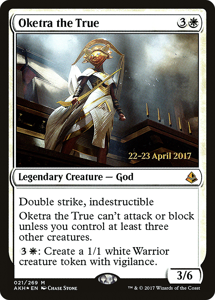 Oketra the True (021) Foil - Amonkhet Promos