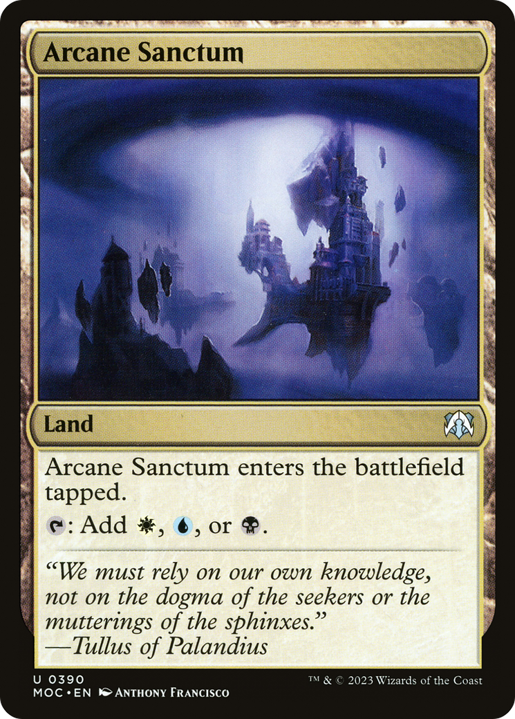 Arcane Sanctum (390) - March of the Machine Commander