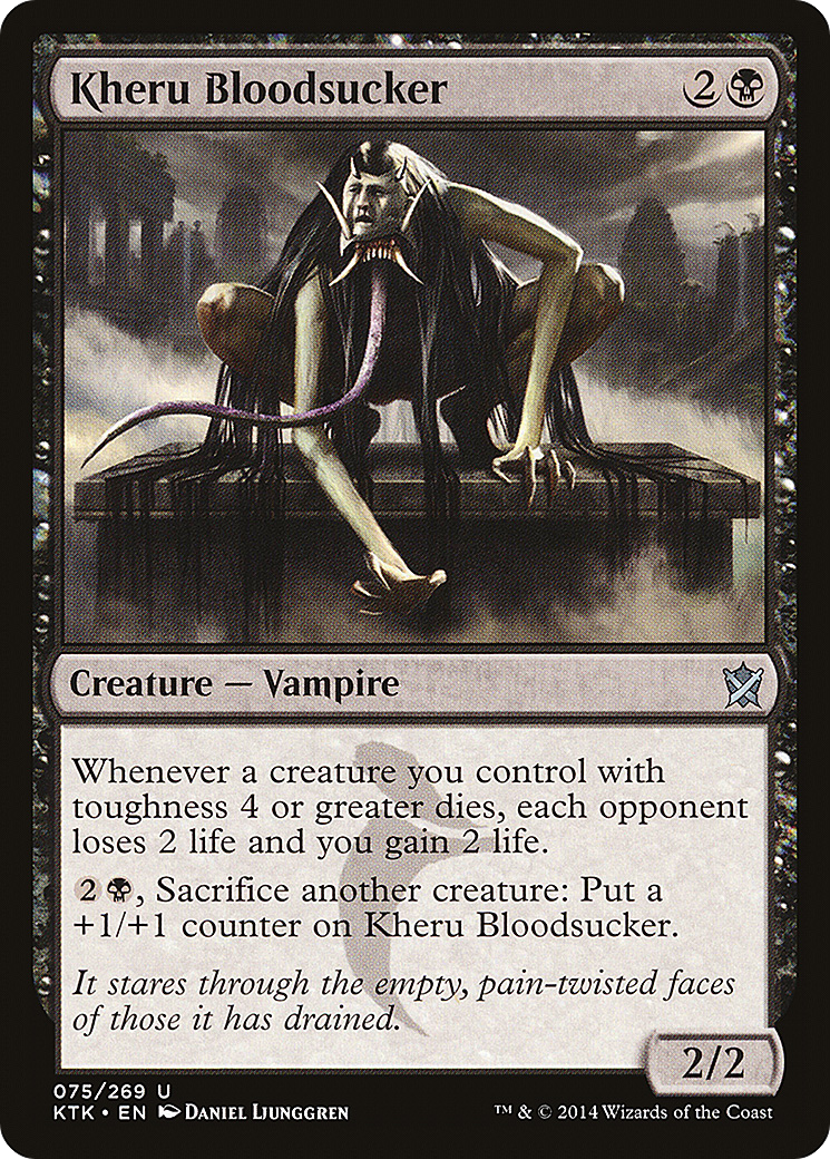 Kheru Bloodsucker (075) - Khans of Tarkir