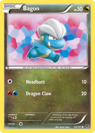 Bagon (62) Reverse Holofoil - Plasma Blast