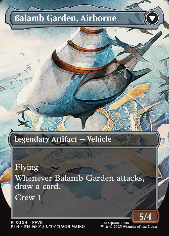 Balamb Garden, SeeD Academy // Balamb Garden, Airborne (Borderless) (354) - FINAL FANTASY
