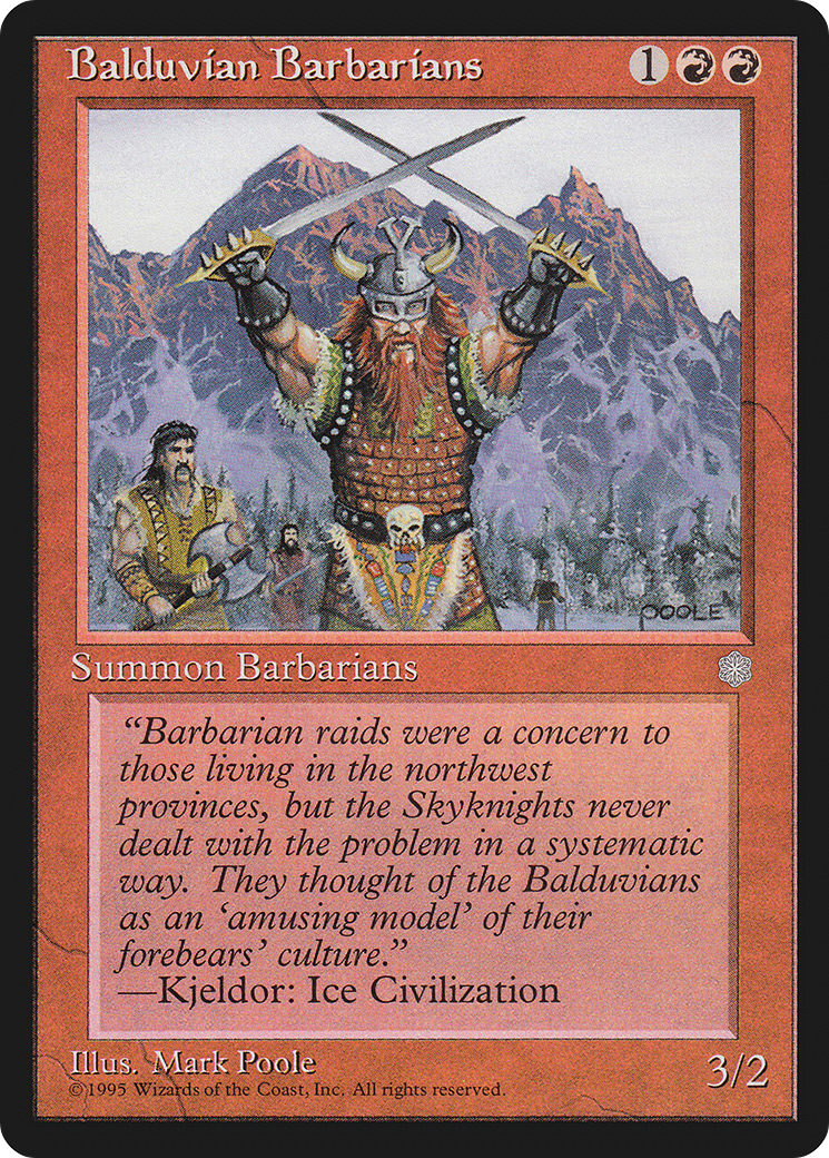 Balduvian Barbarians - Ice Age