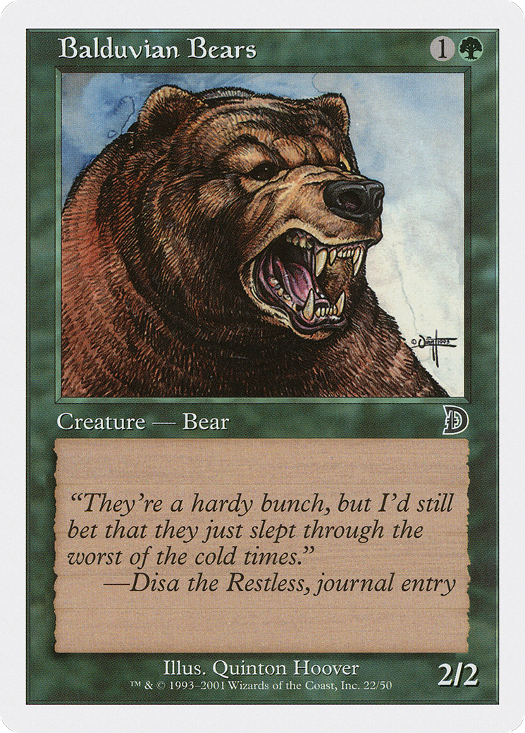 Balduvian Bears (022) - Deckmasters