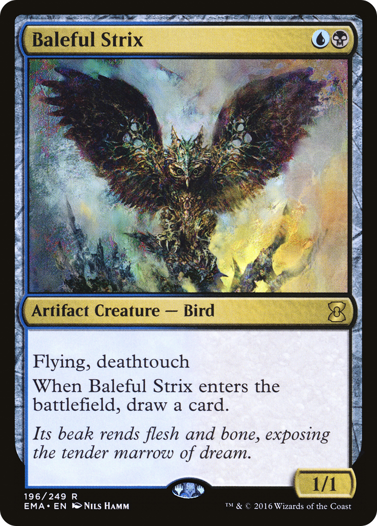 Baleful Strix (196) Foil - Eternal Masters