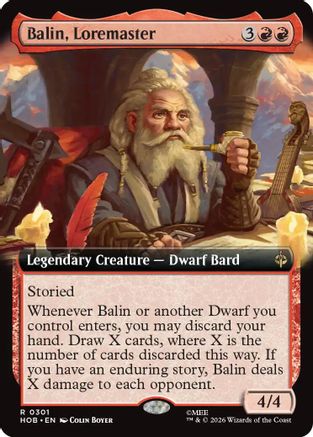 Balin, Loremaster (Extended Art) (301) - The Hobbit