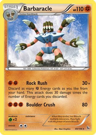 Barbaracle (49) Reverse Holofoil - Flashfire