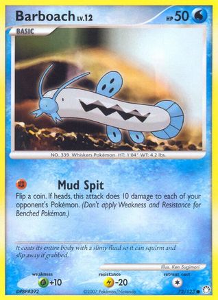 Barboach (72) Reverse Holofoil - Mysterious Treasures